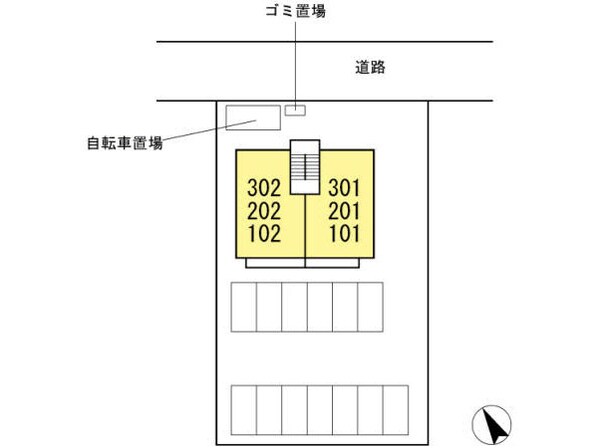 スマイリーハウス２番館（D)の物件外観写真